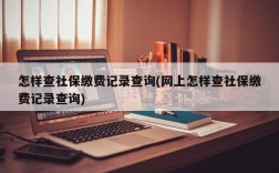 怎样查社保缴费记录查询(网上怎样查社保缴费记录查询)