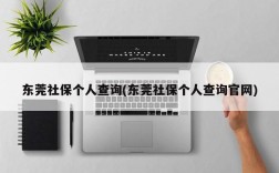 东莞社保个人查询(东莞社保个人查询官网)