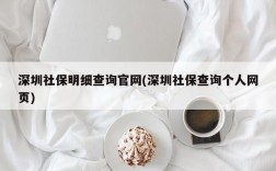 深圳社保明细查询官网(深圳社保查询个人网页)