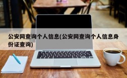 公安网查询个人信息(公安网查询个人信息身份证查询)