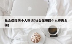 社会保障网个人查询(社会保障网个人查询余额)