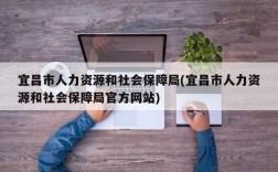 宜昌市人力资源和社会保障局(宜昌市人力资源和社会保障局官方网站)