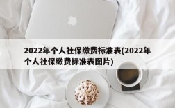 2022年个人社保缴费标准表(2022年个人社保缴费标准表图片)