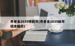 养老金2035将耗尽(养老金2035耗尽结余图片)