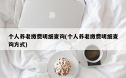 个人养老缴费明细查询(个人养老缴费明细查询方式)