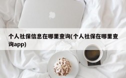 个人社保信息在哪里查询(个人社保在哪里查询app)