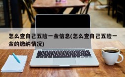 怎么查自己五险一金信息(怎么查自己五险一金的缴纳情况)