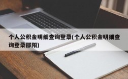 个人公积金明细查询登录(个人公积金明细查询登录邵阳)