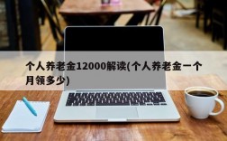 个人养老金12000解读(个人养老金一个月领多少)