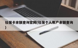 社保卡余额查询官网(社保个人账户余额查询)