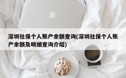 深圳社保个人账户余额查询(深圳社保个人账户余额及明细查询介绍)