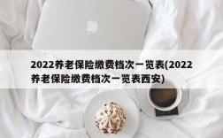 2022养老保险缴费档次一览表(2022养老保险缴费档次一览表西安)