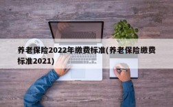 养老保险2022年缴费标准(养老保险缴费标准2021)