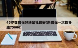 45岁交农保好还是社保好(新农保一次性补缴75000)