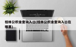 桂林公积金查询入口(桂林公积金查询入口在哪里)