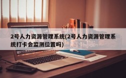 2号人力资源管理系统(2号人力资源管理系统打卡会监测位置吗)