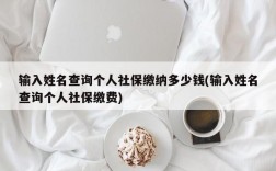 输入姓名查询个人社保缴纳多少钱(输入姓名查询个人社保缴费)