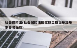 社会保险法(社会保险法规定职工应当参加基本养老保险)