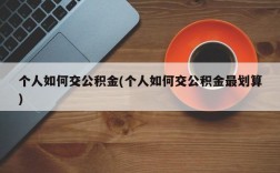 个人如何交公积金(个人如何交公积金最划算)