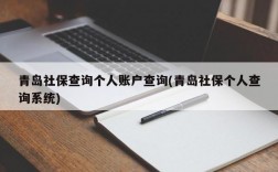 青岛社保查询个人账户查询(青岛社保个人查询系统)